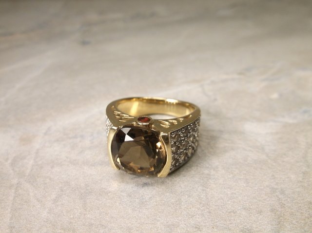 Gorgeous Gold Over Sterling Ring 6 (1 of 1)