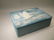 Stunning Cameo Geese Box In Blue - 2