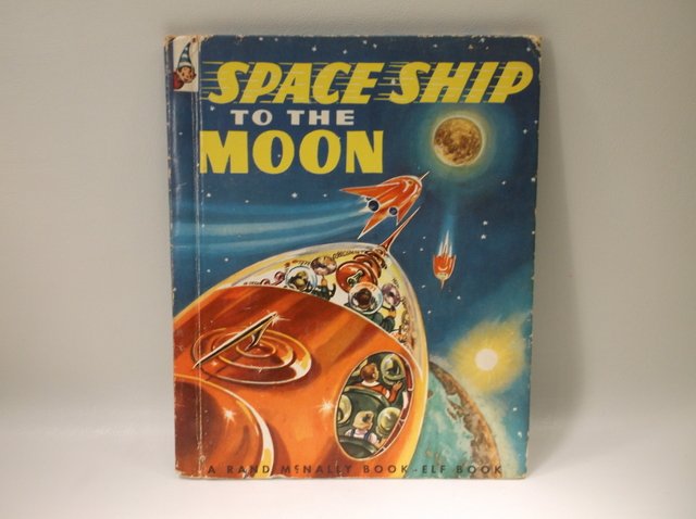 1950s Spaceship to the Moon Little Elf Book (1 of 5)