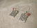 Gorgeous Sterling I Love to Quilt Earrings