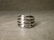 Sterling Silver 4 Line Ring 7