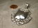 Gorgeous Heavy Sterling ornate Plumeria Pendant