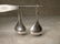 Huge Super Heavy Taxco Sterling Drop Earrings