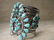 Gorgeous Huge Southwestern Squash Cuff Bracelet - 2