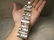 Stunn Huge Taxco Sterling King & Court Panel Bracelet - 7