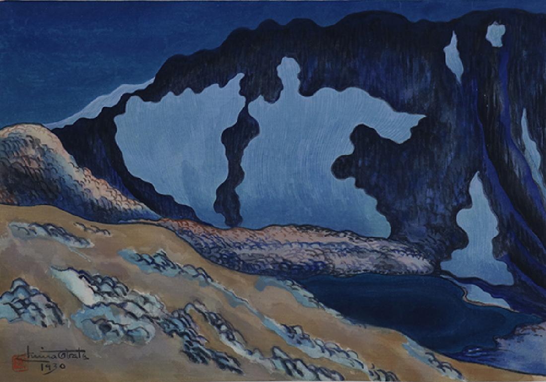 Woodcut, Chiura Obata, 1930 (1 of 4)