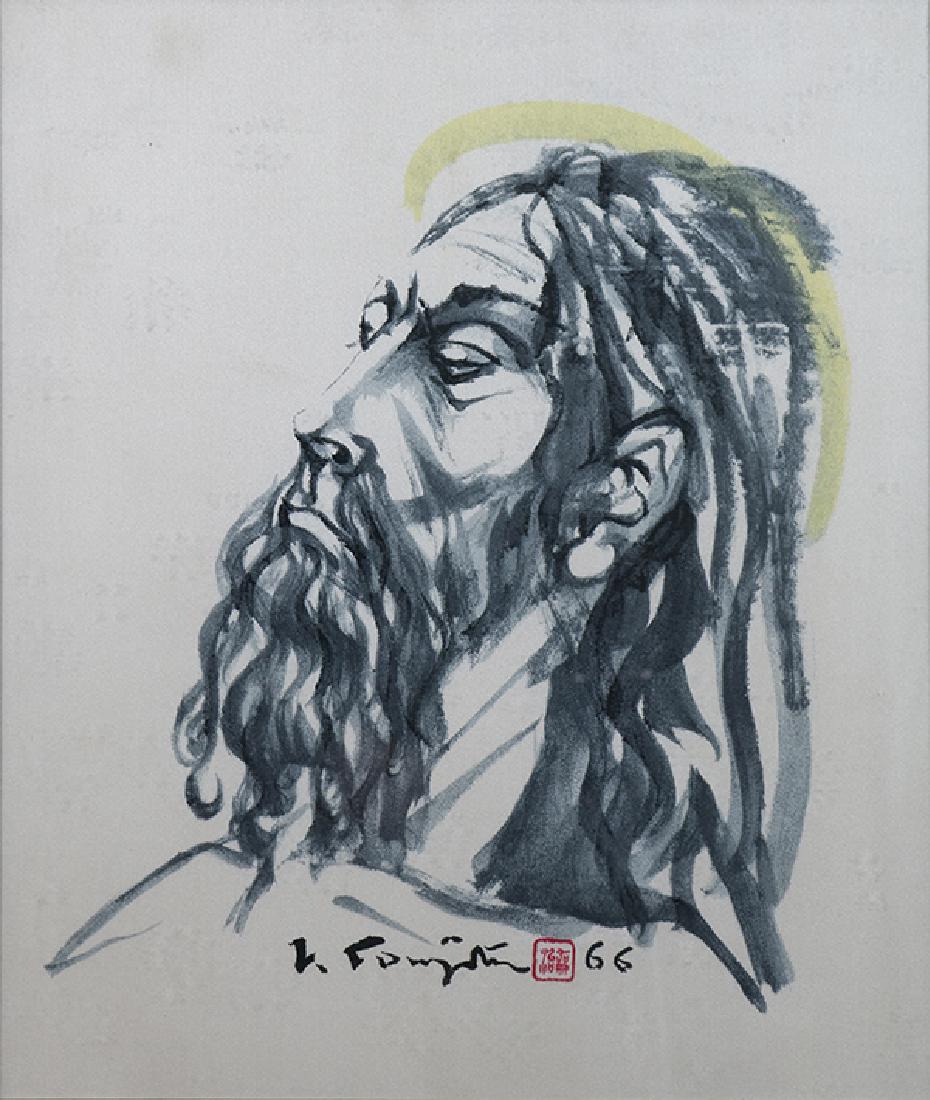 Drawing, Leonard Foujita (1 of 3)