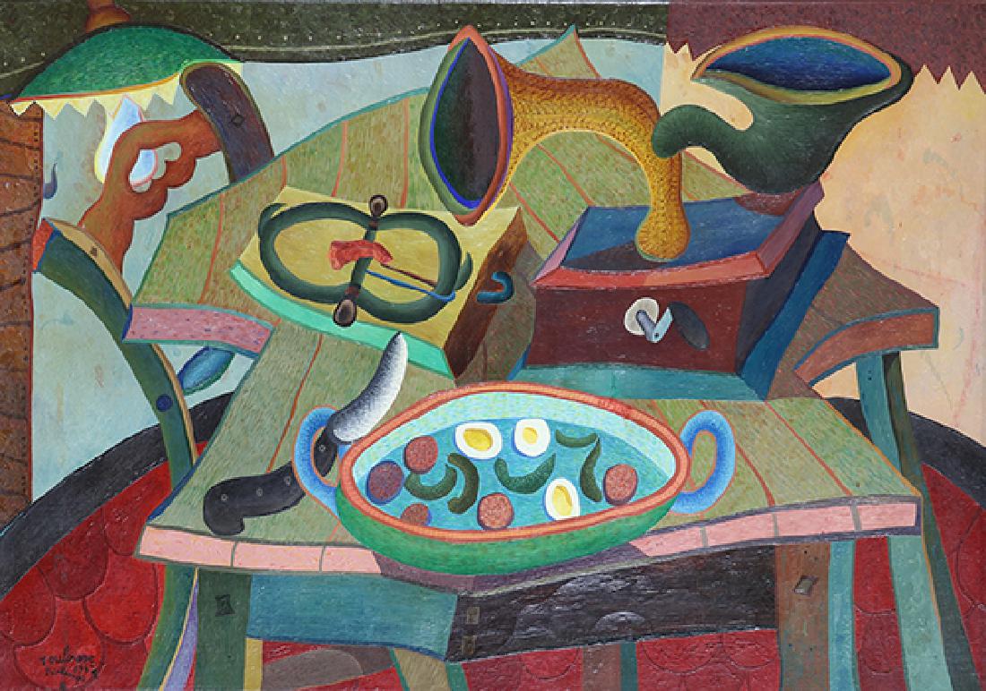 Painting, Roger Toulouse (1 of 4)