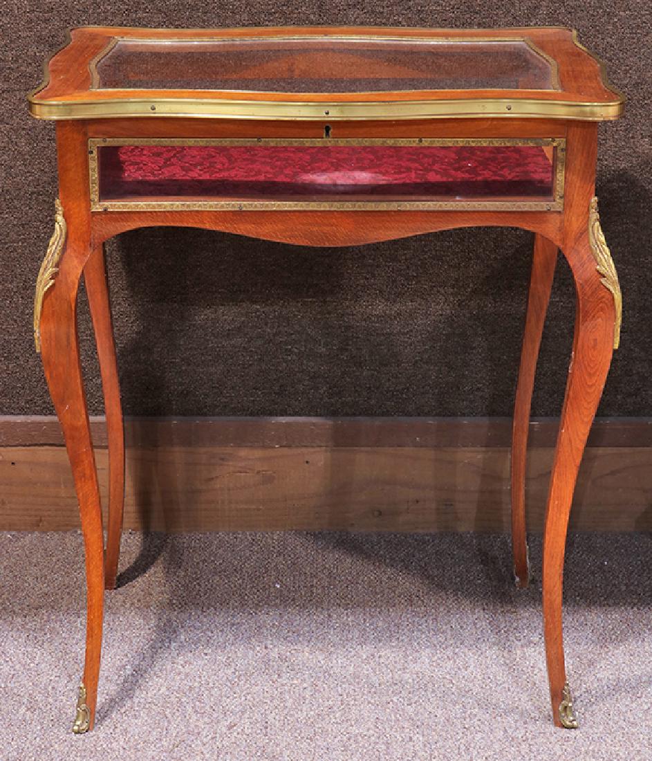 Louis XV style table vitrine (1 of 7)