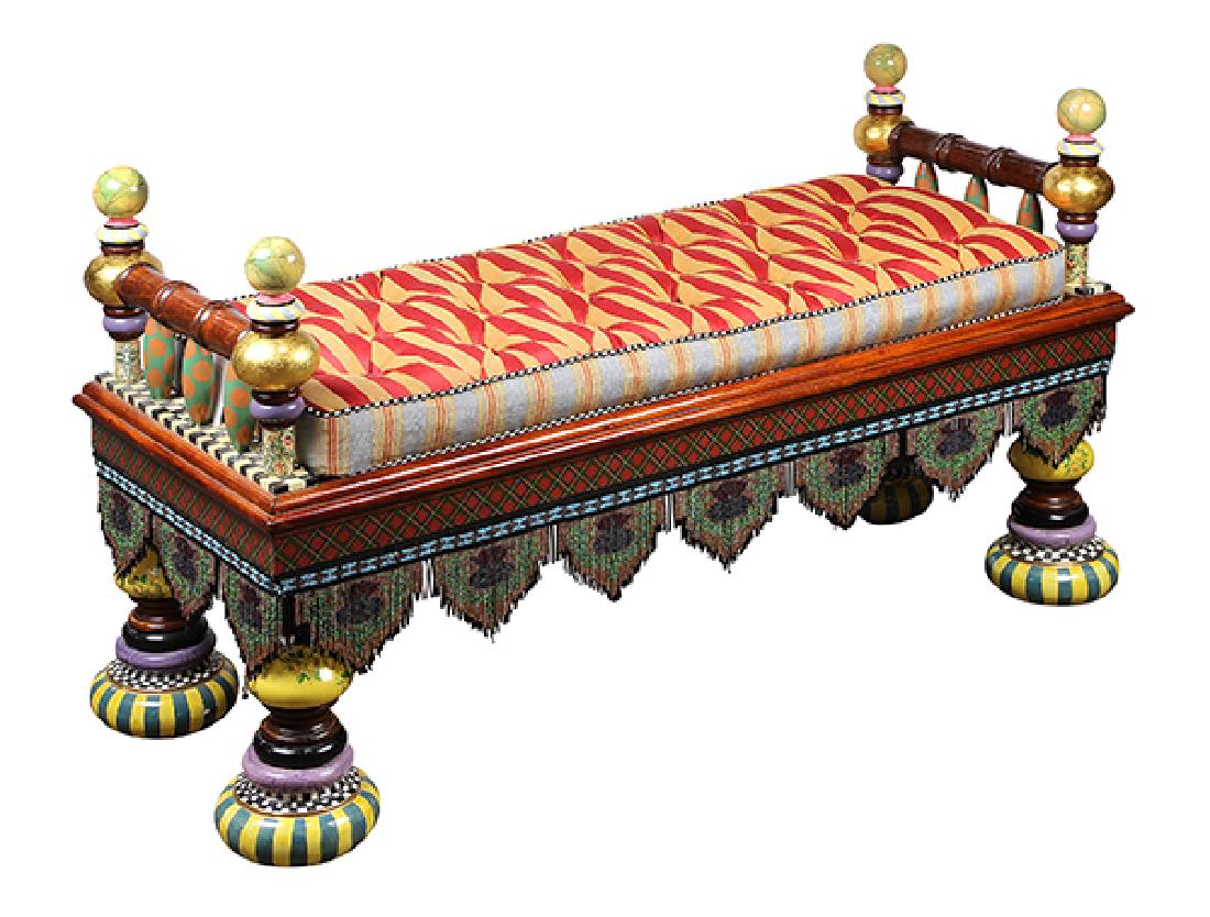 Mackenzie-Childs "Ridiculous" bench (1 of 5)