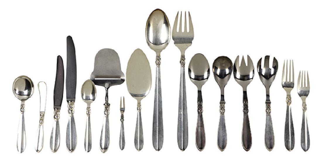 (lot of 190) Danish sterling silver extensive partial (1 of 9)