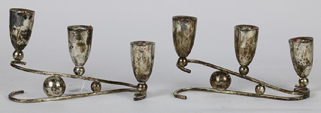 Pair of Mexican sterling silver modern style (1 of 1)