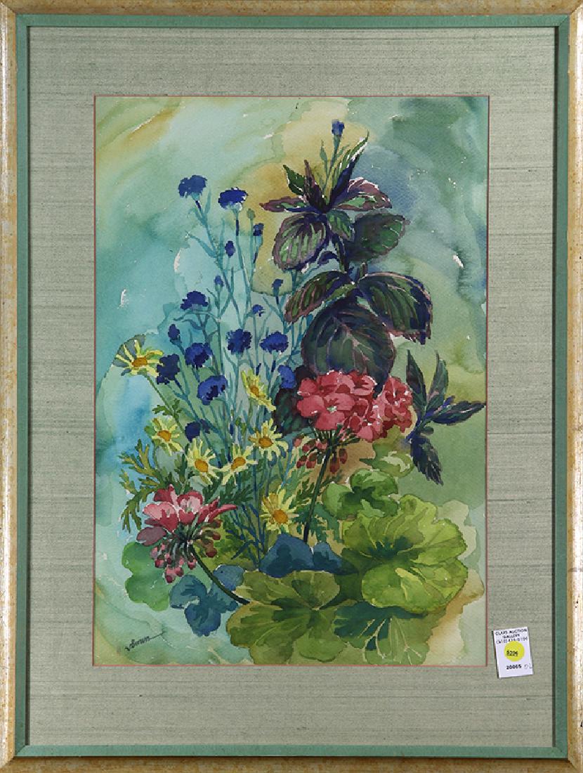 Still Life with Wildflowers, watercolor (1 of 1)