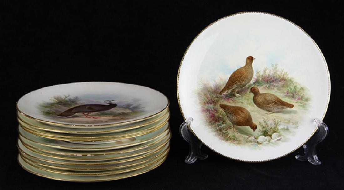 (lot of 12) Haviland Limoges cabinet plates (1 of 10)