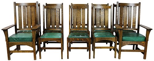 (lot of 10) Warren Hile Studio Arts and Crafts style (1 of 3)