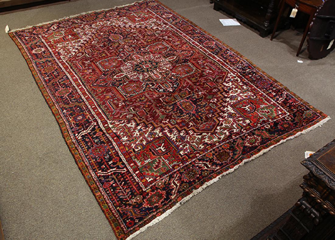 Persian Heriz carpet circa 1940, 7'7" x 10'11" (1 of 3)