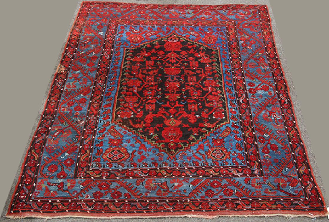 Persian Hamadan carpet, 4'4" x 5'2" (1 of 3)