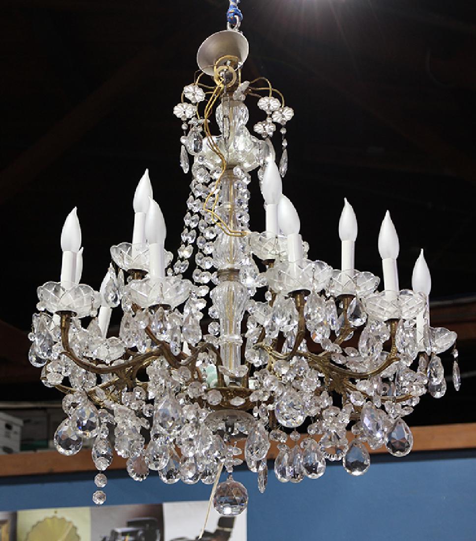 French Baccarat style crystal chandelier (1 of 1)
