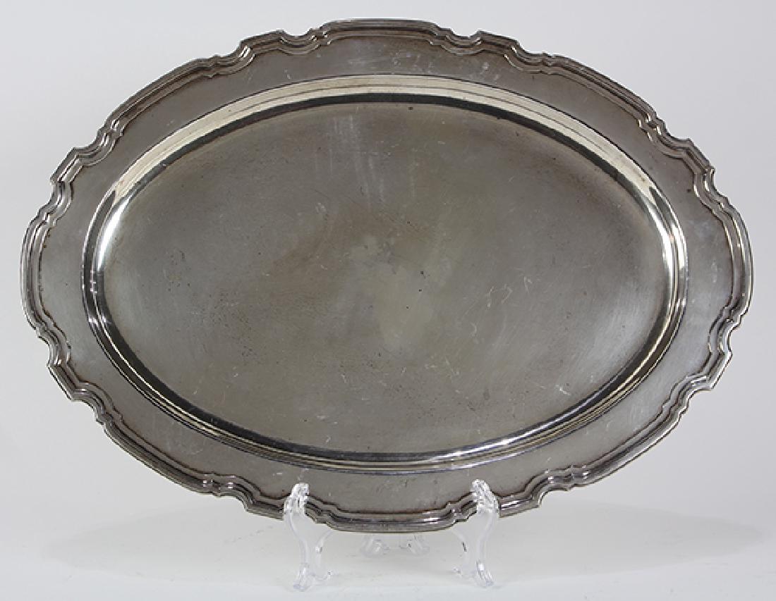 Tiffany & Company sterling silver tray set with a pie (1 of 2)