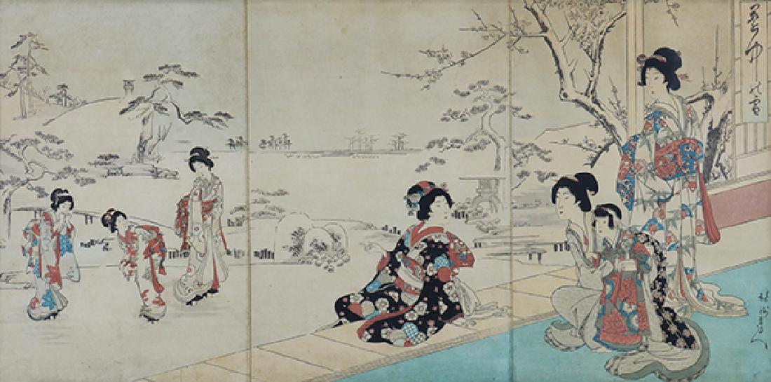 Japanese Woodblock Prints, Chikanobu (1 of 2)