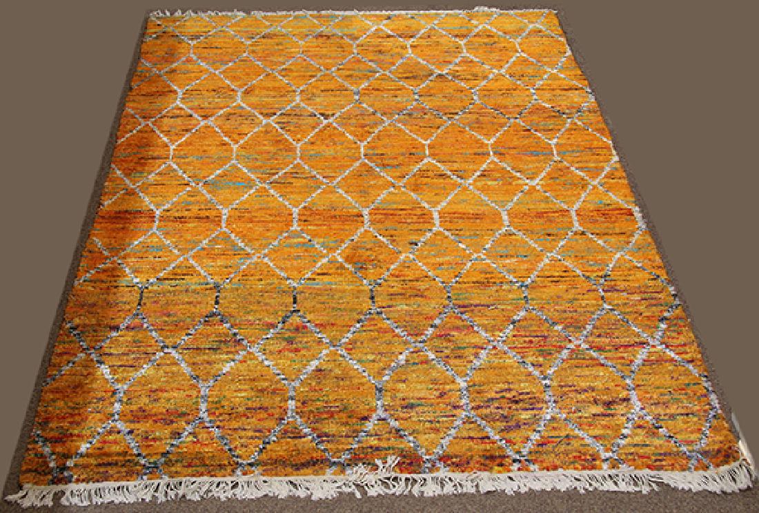 Sari silk carpet (1 of 3)