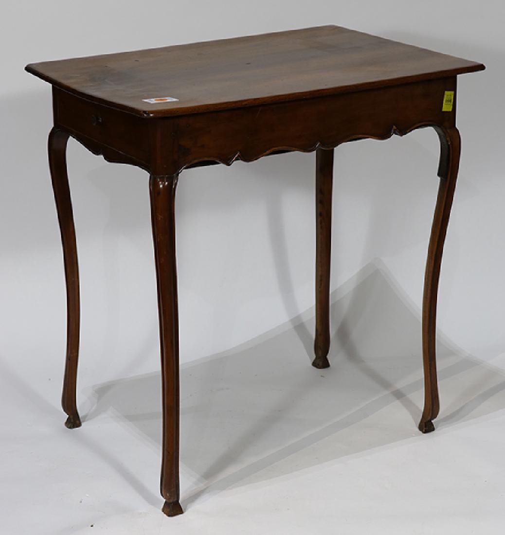 French Provincial walnut occasional table (1 of 5)
