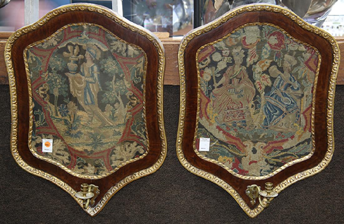 Pair of Queen Anne style girandoles, each having a (1 of 1)