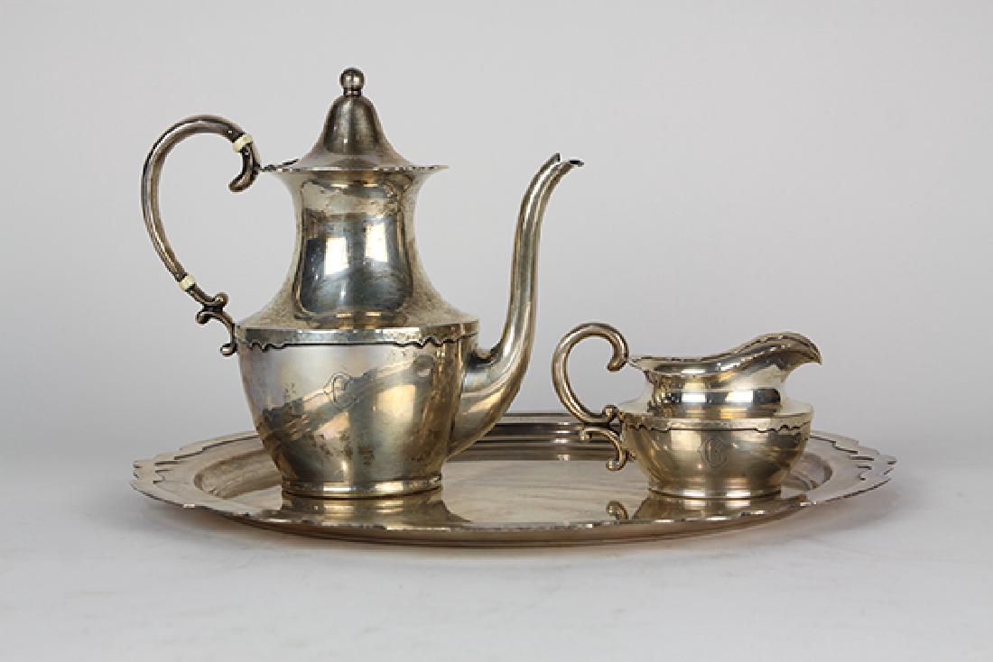 (lot of 3) Shreve and Company sterling silver tea set (1 of 6)