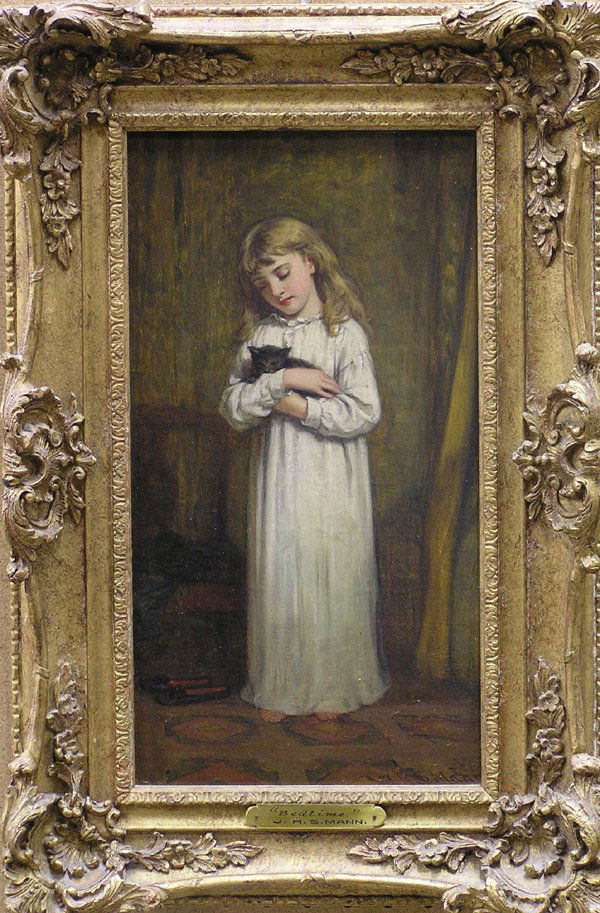 Painting Joshua Mann British genre