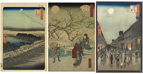 Japanese Woodblock Prints, Hiroshige, 19c (1 of 10)