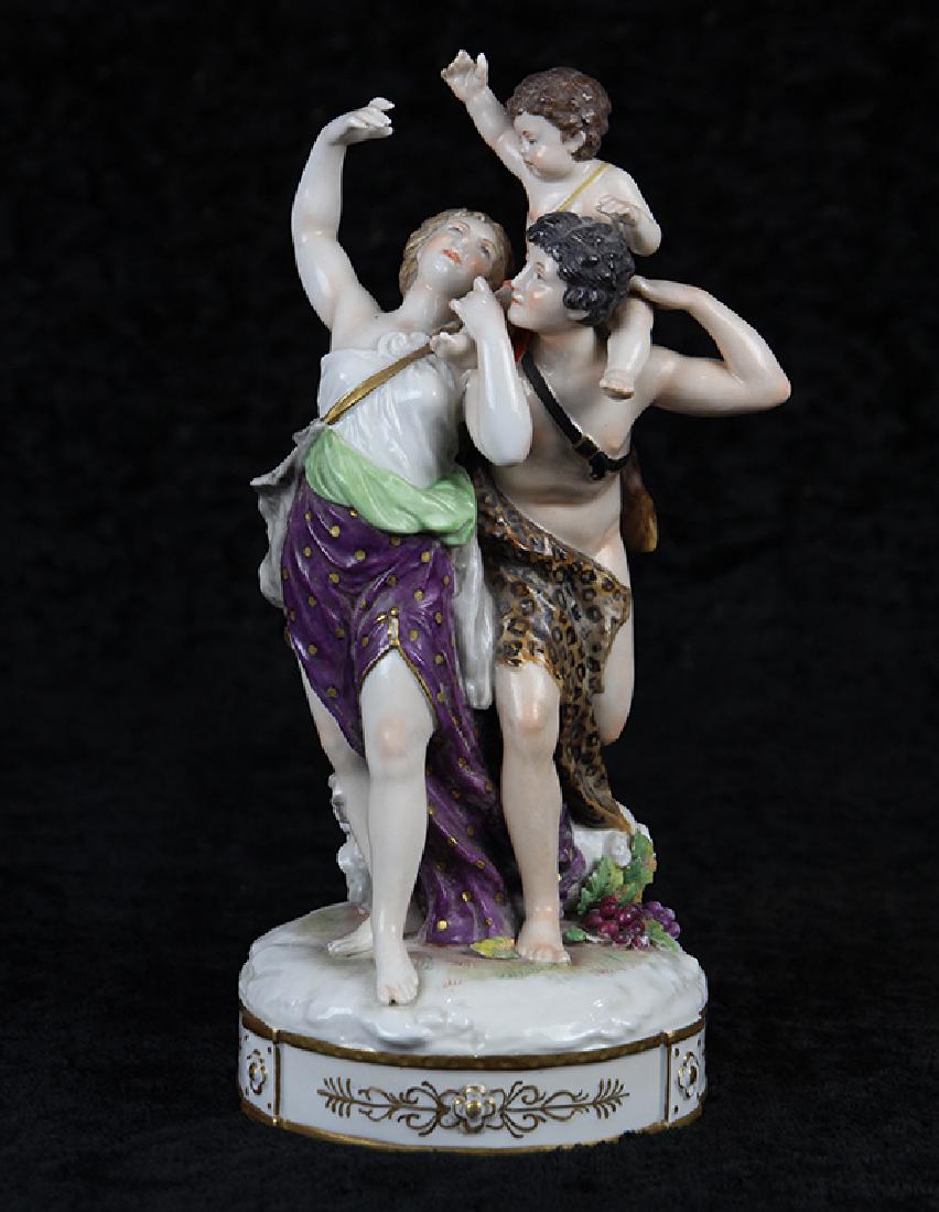 German porcelain figural group depicting a young couple (1 of 6)