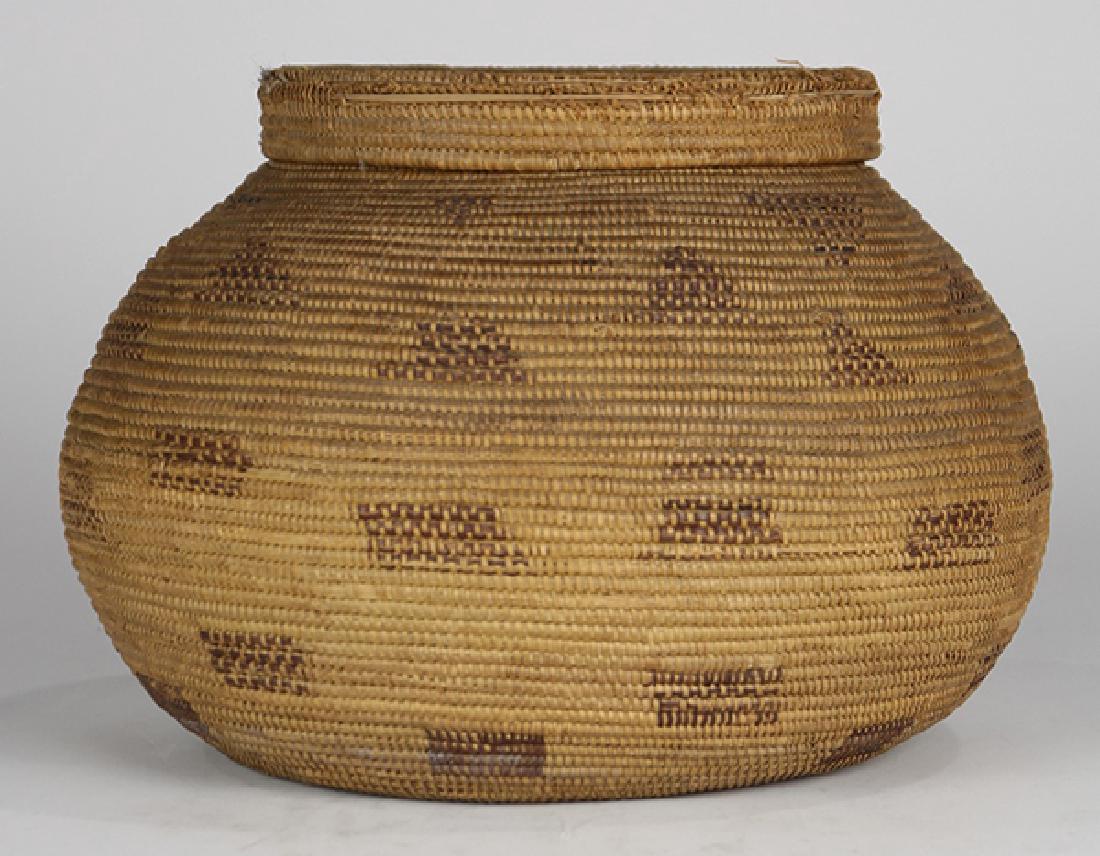 Native American woven basket, 19th Century, Central (1 of 7)