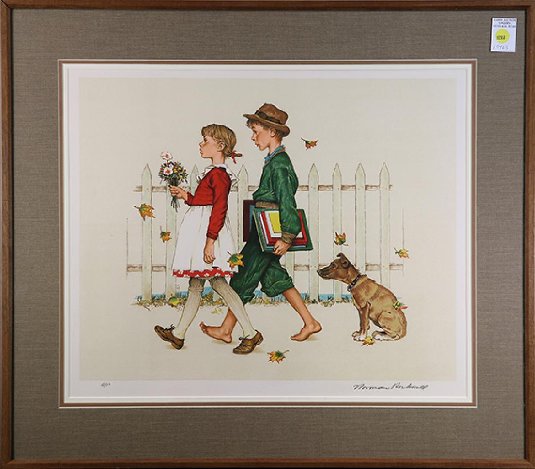 Print, Norman Rockwell, Schoolwalk (1 of 1)