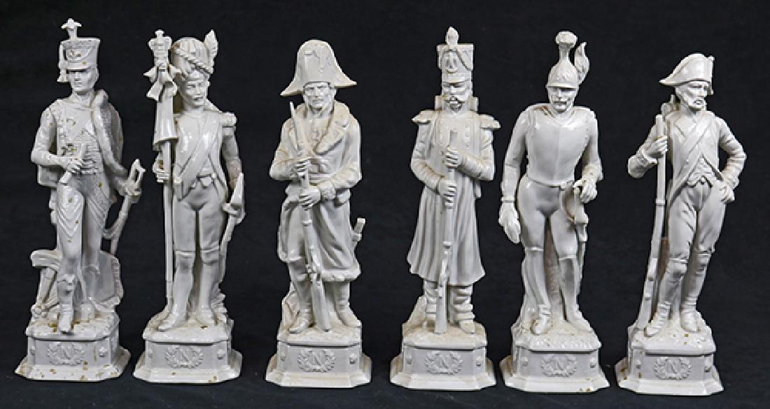 (lot of 6) Continental blanc de chine porcelain figural (1 of 5)