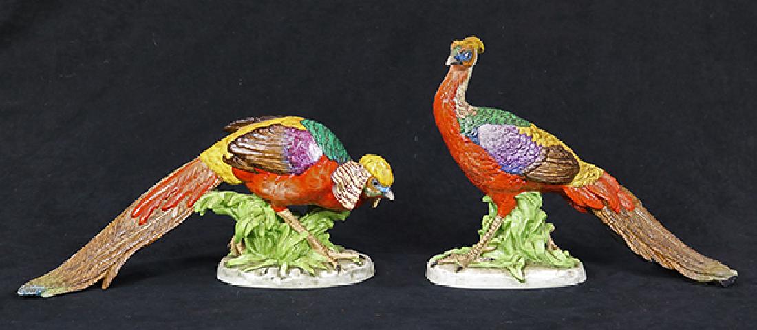 (lot of 2) Dresden game bird porcelain figural (1 of 7)