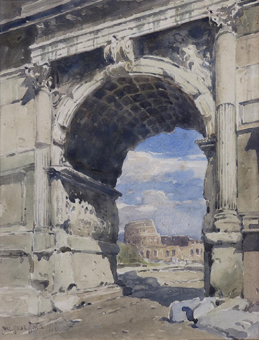 Watercolor, Carl Oscar Borg (1 of 4)