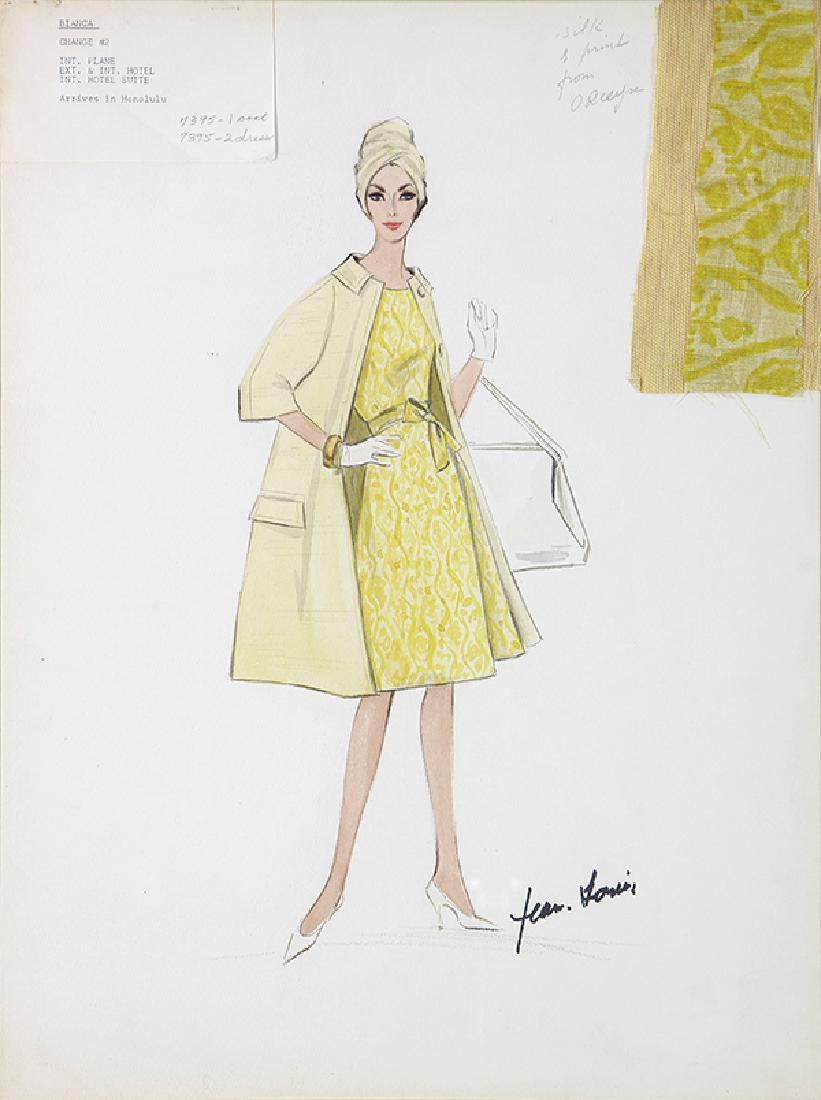 Jean Louis Costume Sketch for Marilyn Monroe's Last (1 of 4)