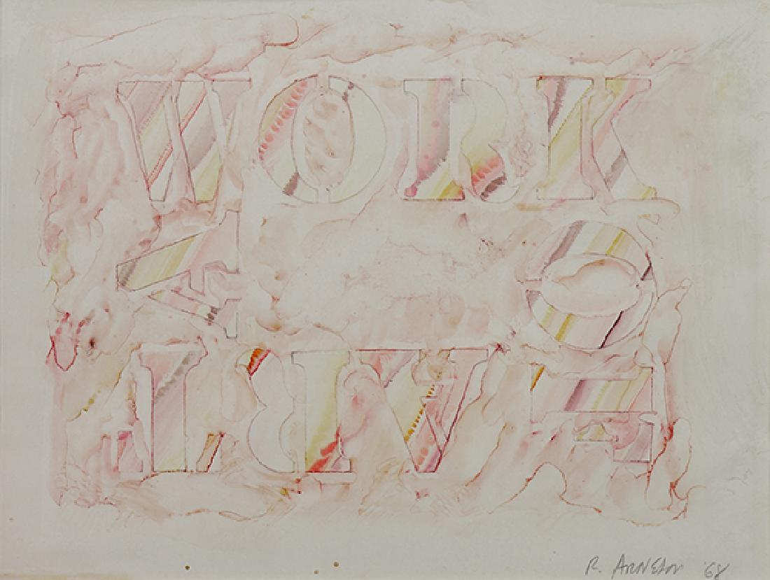 Work  on Paper, Robert Arneson (1 of 4)