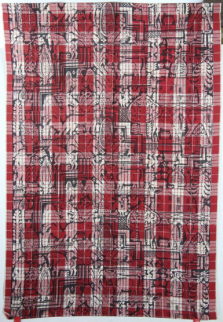 (lot of 3) Edgar Miller textile group (1 of 6)