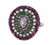 Victorian diamond, multi-stone, silver-topped 14k