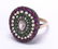 Victorian diamond, multi-stone, silver-topped 14k - 2