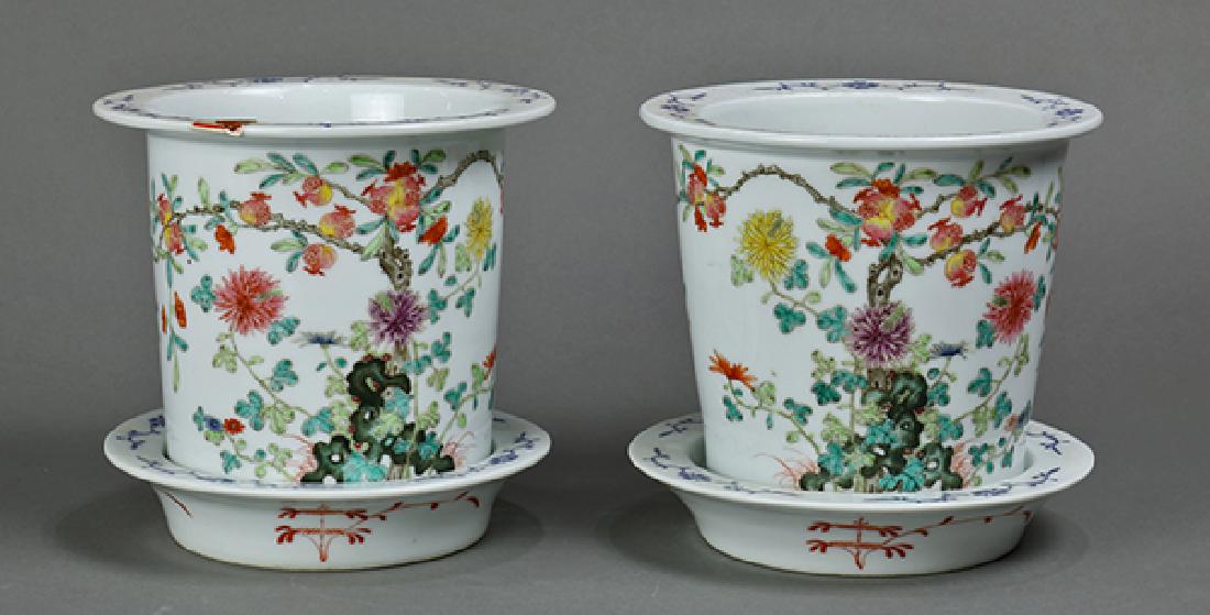 Chinese Porcelain Planters, Pomegranate (1 of 8)