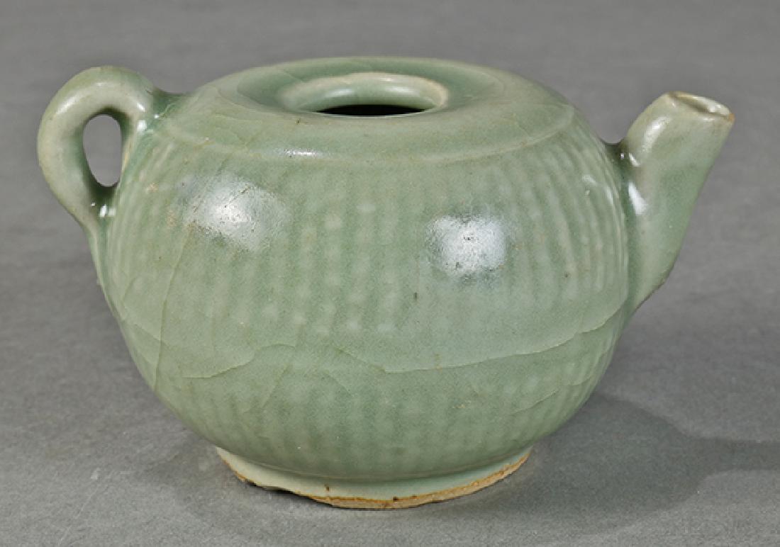 Chinese Celadon Tea Pot (1 of 6)