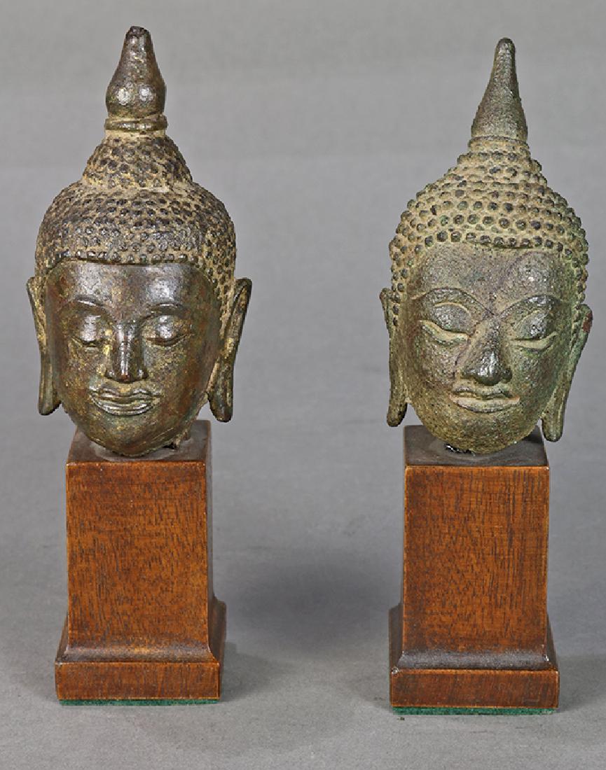 Thai Bronze Buddha Heads (1 of 6)