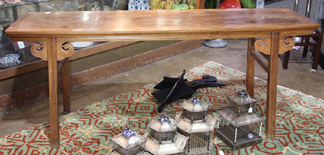Chinese Wood Altar Table (1 of 2)