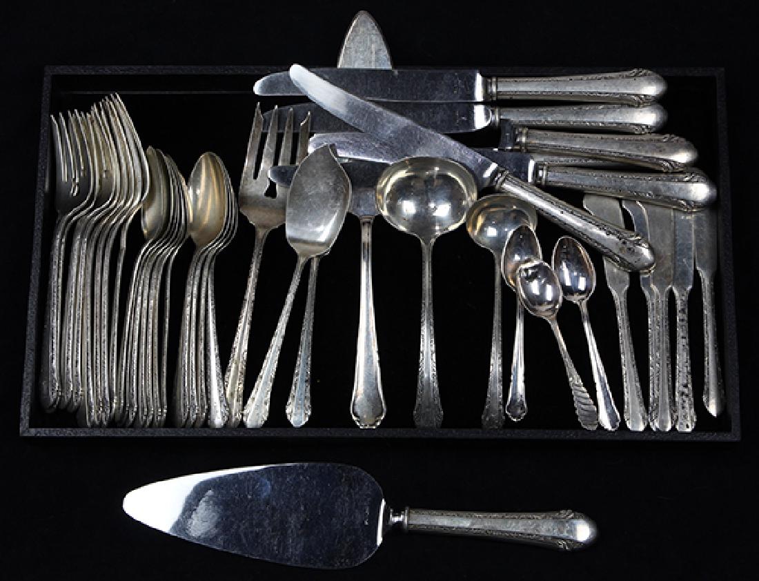 (lot of 39) Sterling silverware flatware service, (1 of 2)