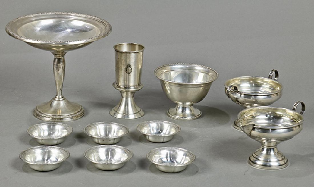 (lot of 11) Sterling silver holloware group, consisting (1 of 2)