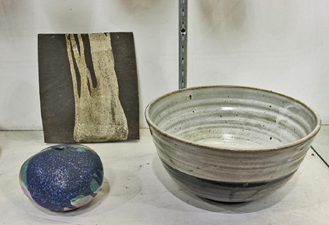 (lot of 3) Studio pottery group (1 of 1)