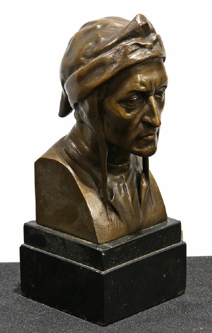 Austrian patinated cabinet bronze figural sculpture, (1 of 1)