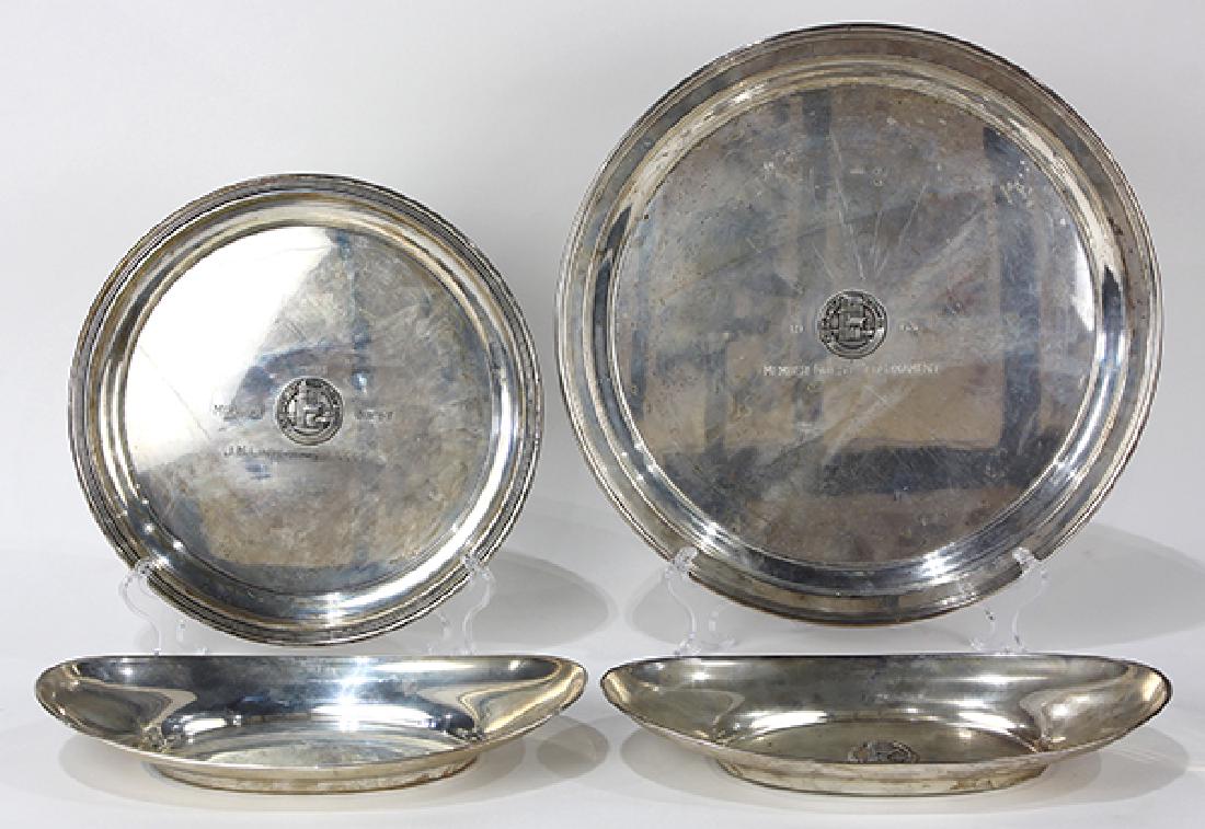 (lot of 4) American sterling trays (1 of 3)